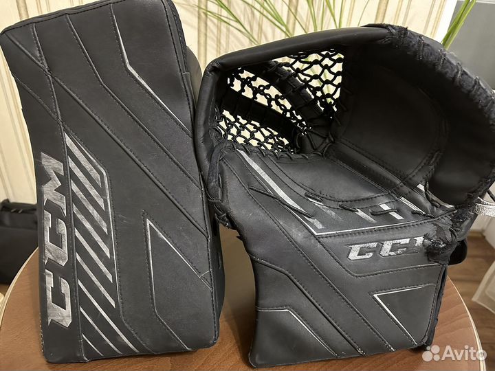 Вратарские ловушка и блин CCM axis 1.9 INT