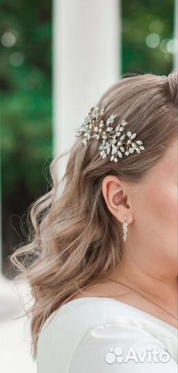 Украшения на свадьбу, гребень в волосы