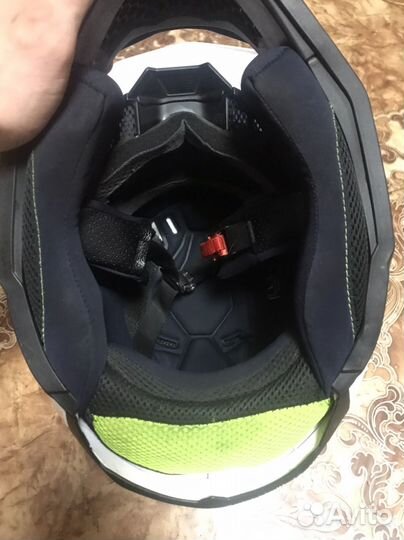 Кроссовый шлем с очками