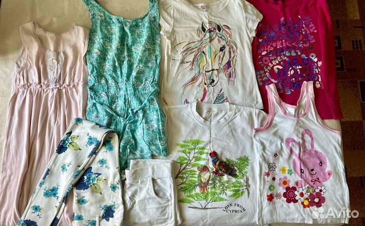 Пакет вещей для девочки 128-134