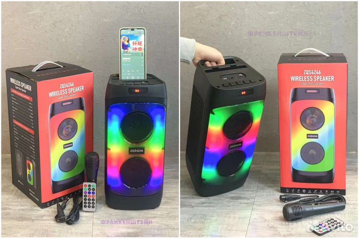 Большая блютуз колонка super bass ZQS-4246