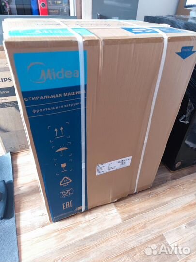 Стиральная машина новая midea mf100w70/w