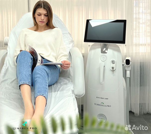 Диодный лазер для эпиляции Lumines максплюс 2000 Вт