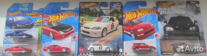 Hot Wheels подборка JDM Honda/Acura