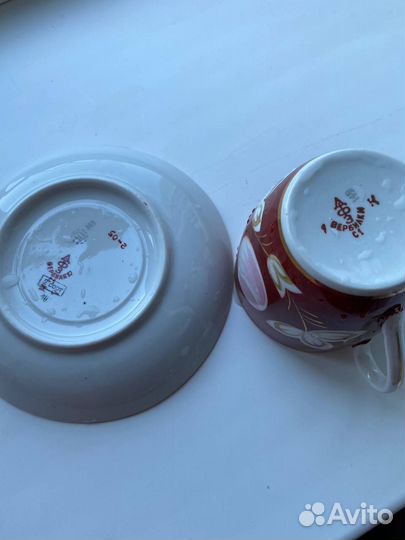 Вербилки. Чайная пара. СССР. Дфз. Большая