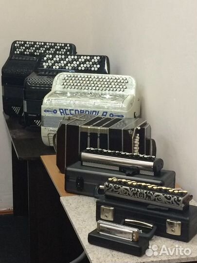 Настройка ремонт Баянов Аккордеонов Гармоний