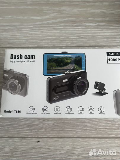 Видео регистратор с 2 камерами