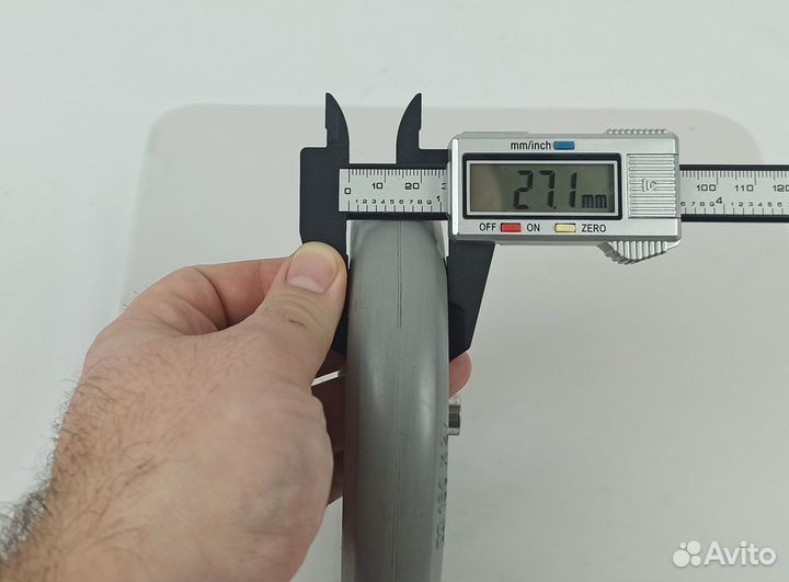 Колесо ненадувное 150х27 для узких вилок 45мм