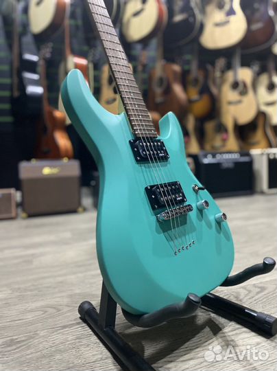 Schecter C-6 deluxe satin aqua электрогитара