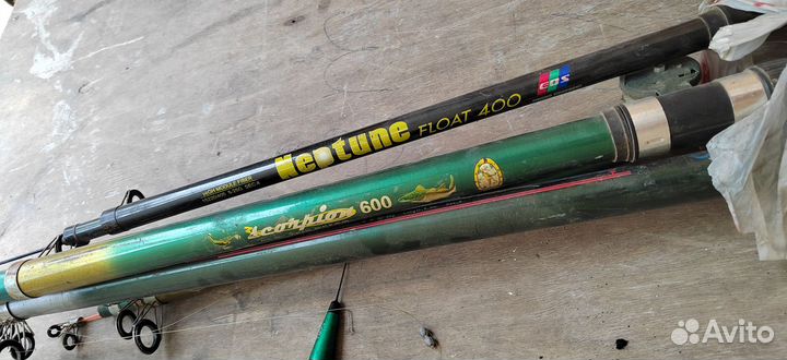 Спининги и удочки бу