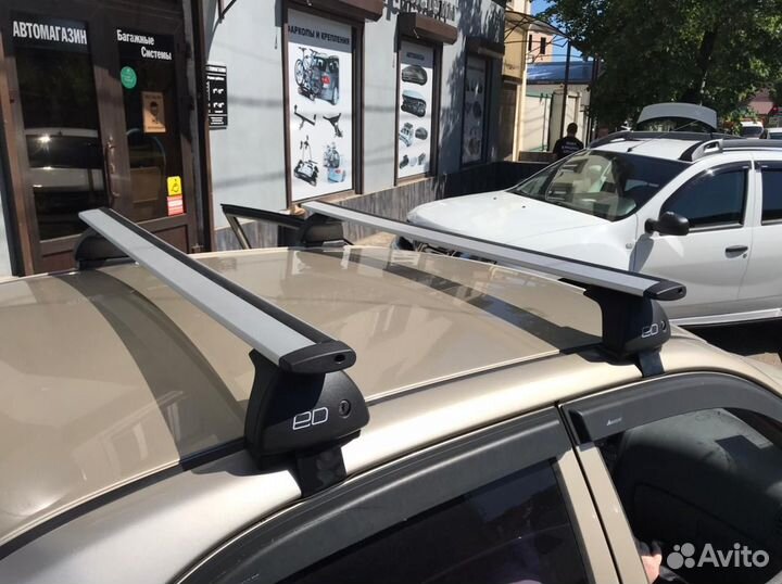 Багажник на крышу ED Renault Logan 2014- крыло