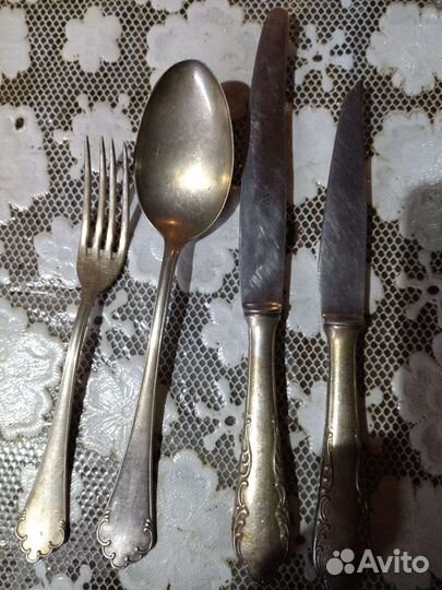Посеребренные ложки