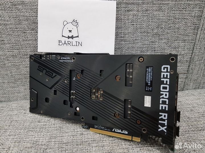 Видеокарта asus dual rtx3060ti OC