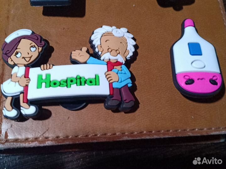 Клипсы для обуви, джибитсы для crocs