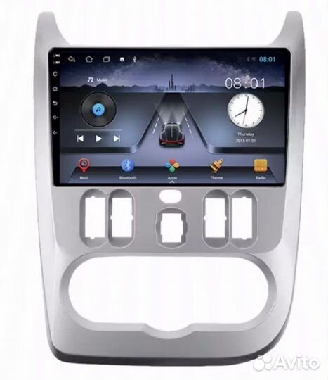 Магнитола Android 2/32 Renault logan LADA largus