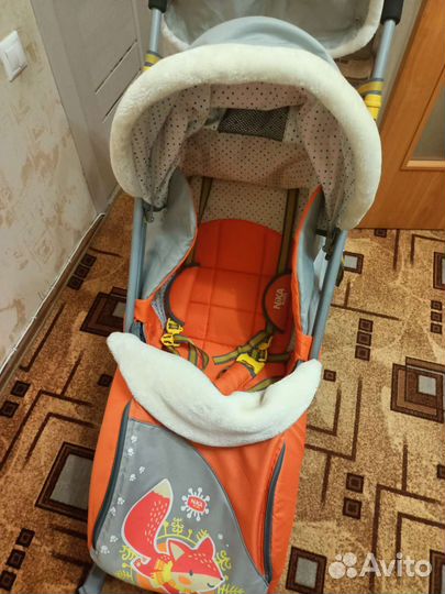 Детские санки коляска