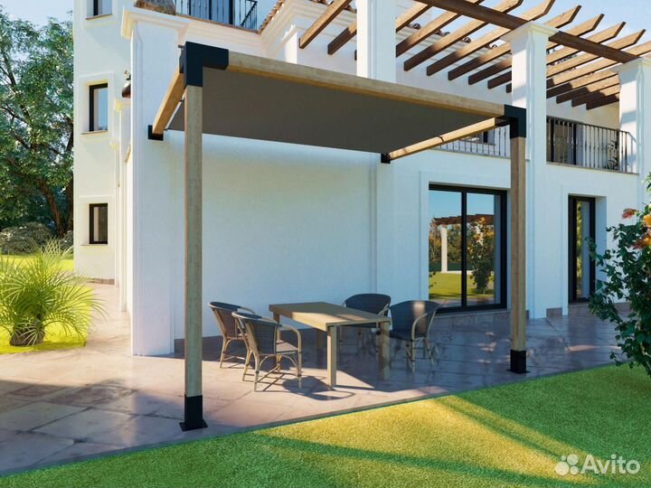 Беседки и навесы в стиле loft по Вашим размерам