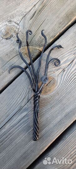 Кованое зеркало, обсидиан, ритуальное, магическое