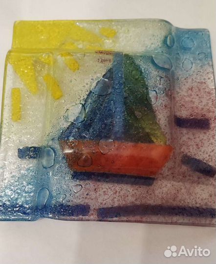 Пепельница муранское стекло