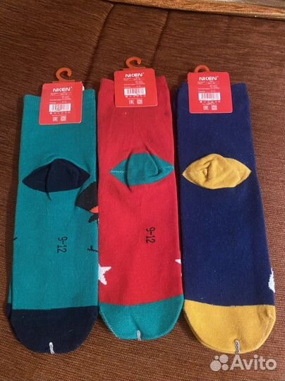 Носки детские новогодние