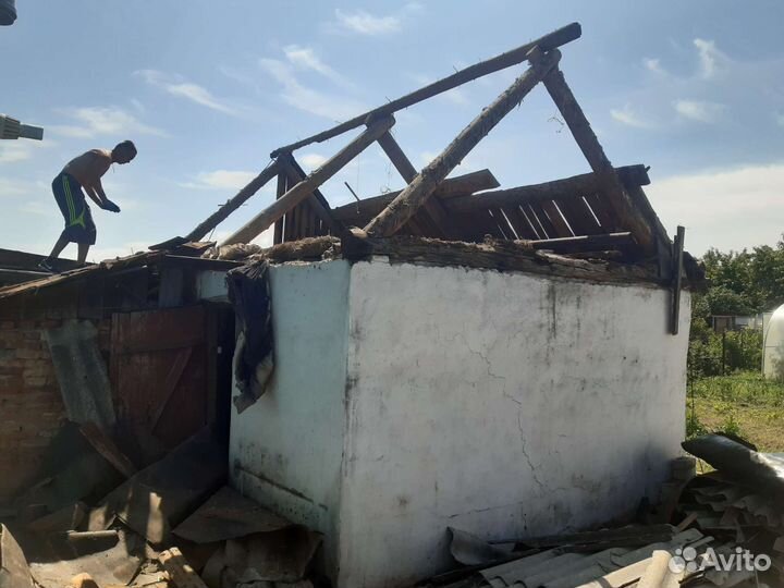 Демонтаж,Снос старых домов Вывоз мусора