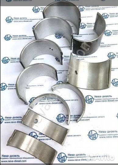 Вкладыши коренные двигателя 8,5/11 Ригадизель