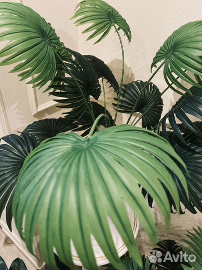 Искусственные растения зелень пальмы декор