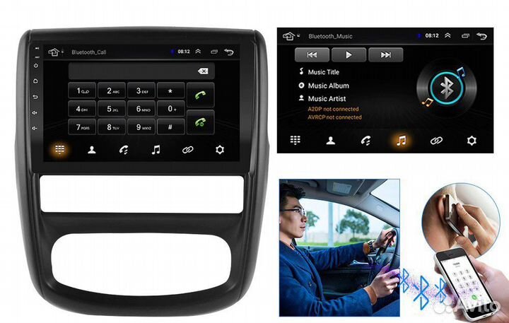 Renault Duster андроид магнитола новая