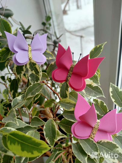 Набор заколок Бабочки для волос