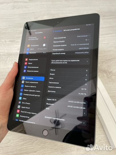 Планшет apple iPad 2019