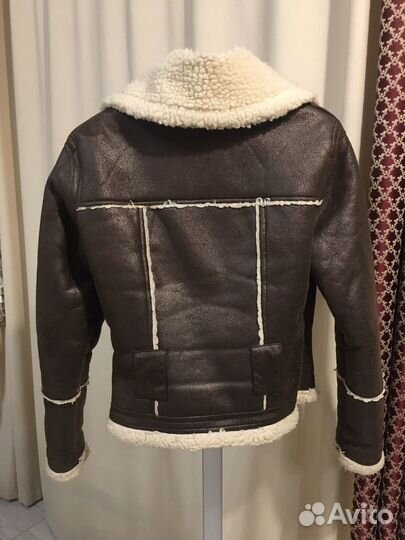 Дубленка авиатор женская