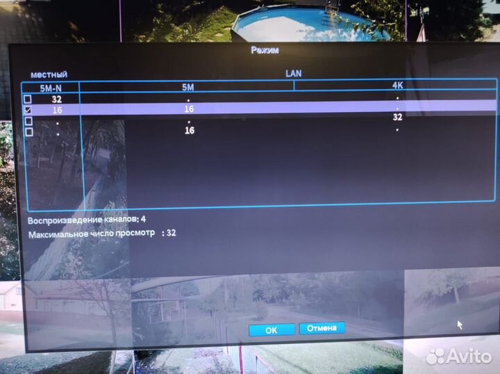 Видеорегистратор 4К cctv 32CH 5MP 32 канальный