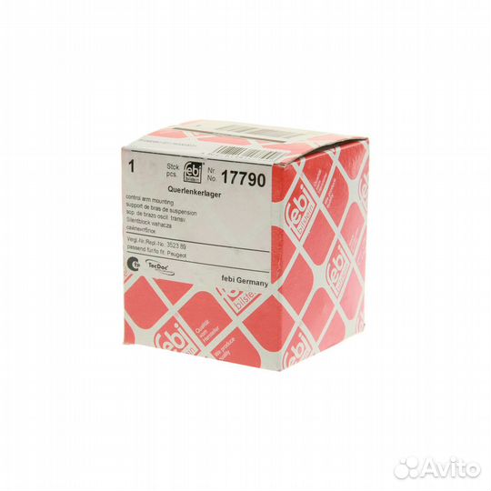 Сайлентблок peugeot 405 (88-93) рычага переднего з