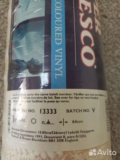 Обои винил,винтажные,Великобритания