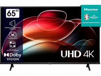 65" (164 см) Телевизор LED Hisense 65A6K черный