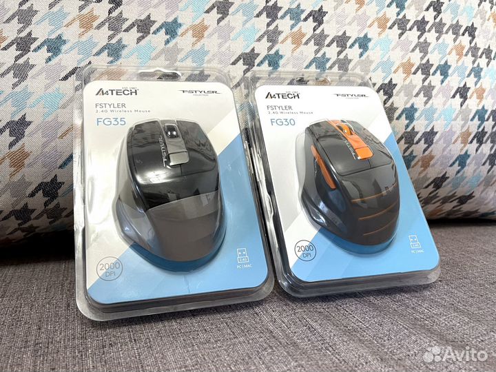 Мышь беспроводная A4tech Fstyler FG35 и FG30