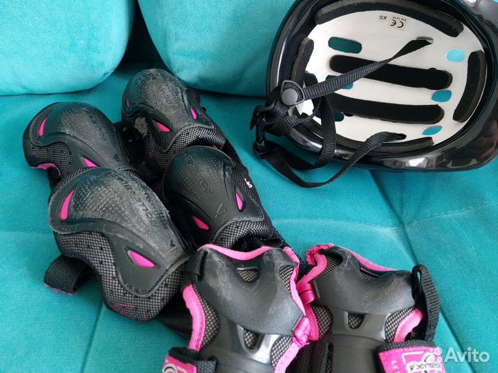 Шлем и защита rollerblade для девочки