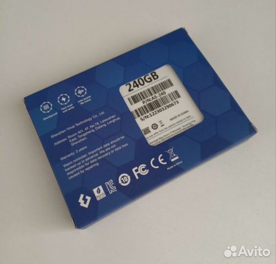 SSD 512/240/120GB новые