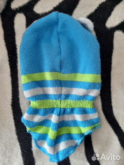 Шапка шлем для мальчика