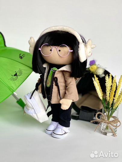 Портретная текстильная кукла