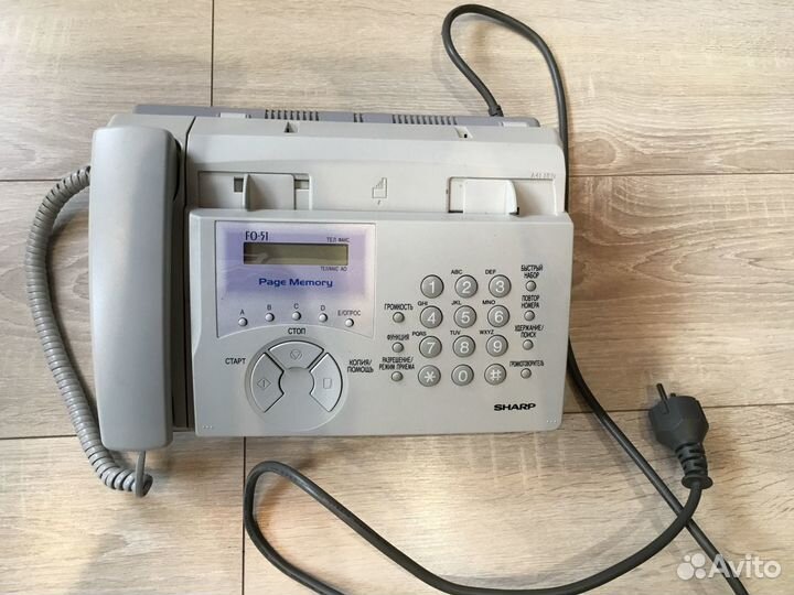 Факс sharp модель FO-51