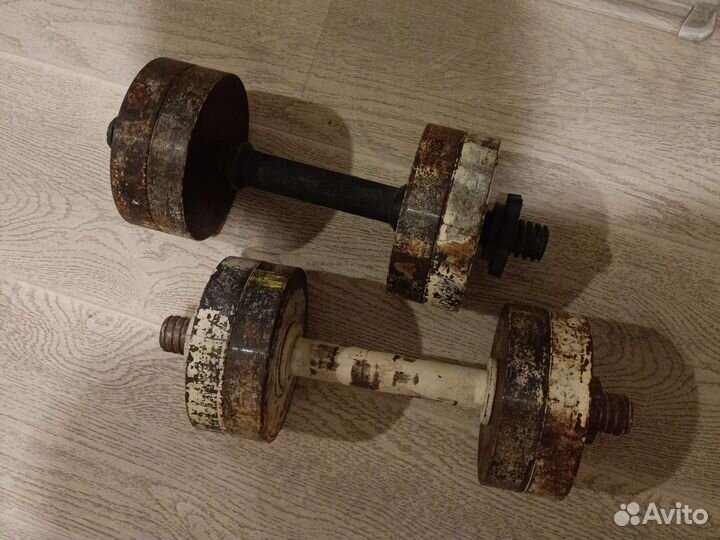 Гантели разборные бу