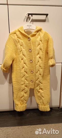 Вязаный комбинезон