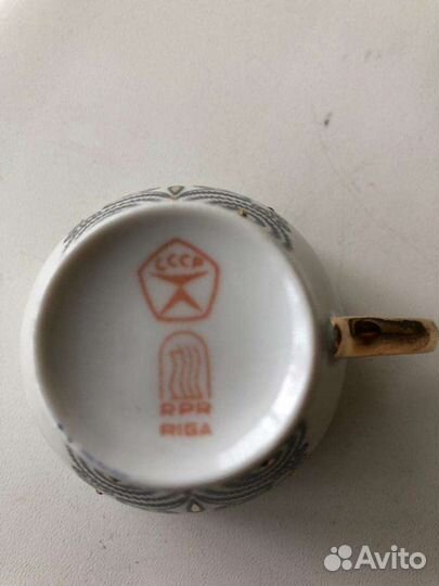 Сервиз кофейный новый, фирменные:чай ложки,кружки