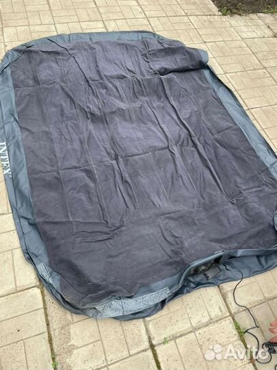 Надувная кровать intex матрас