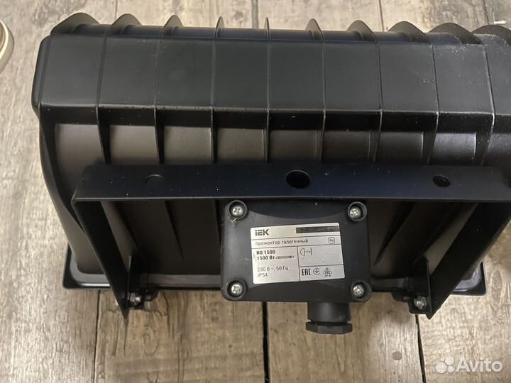 Прожектор галогенный IEK ио1500 (Black), 1500 Вт