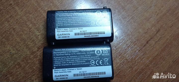 Аккумулятор Garmin gpsmap 276cx