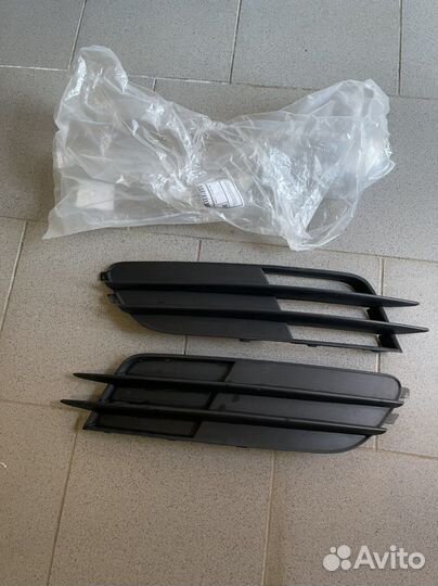 Решетки противотуманных фар на Audi A6