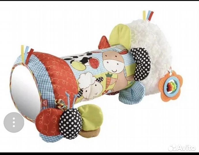 Игрушка для обучения ползанью валик (развивающий)