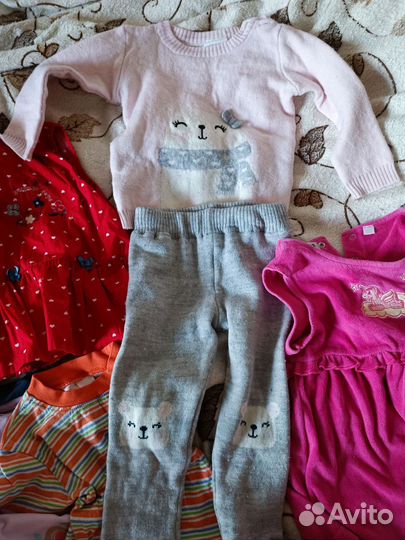 Детские вещи пакетом для девочек 80 86